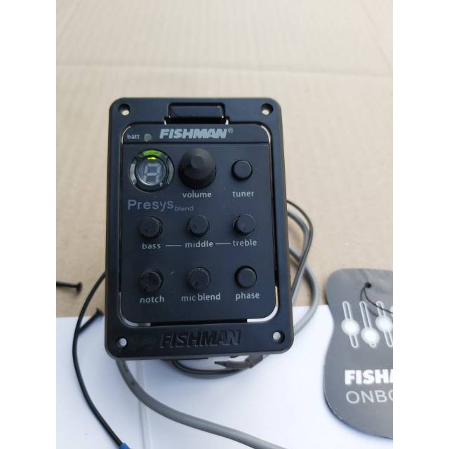 Jual Preamp Gitar Akustik Fishman Presys Mig Blend Original Shopee
