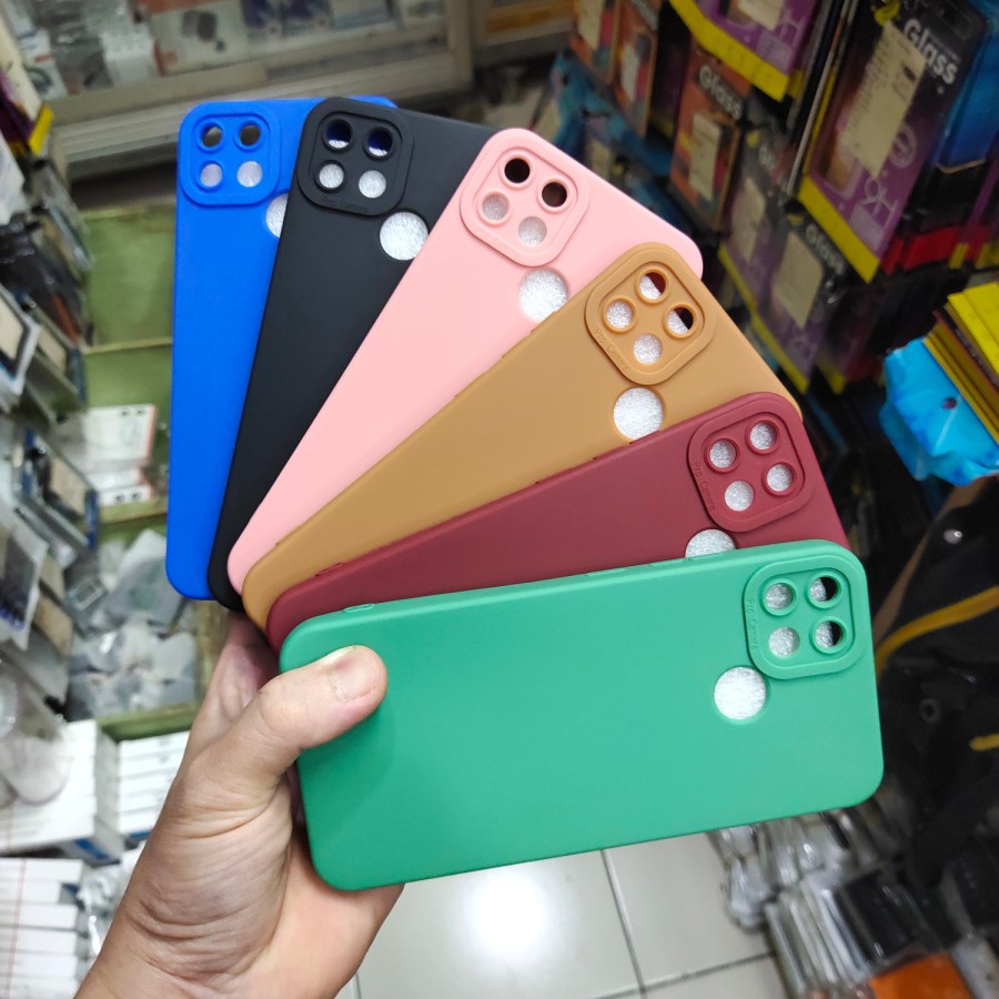 REALME C31 , REALME C25 , REALME C35 , OPPO A16K , REALME C55 karet softcase silikon model PRO CAMERA MACARON