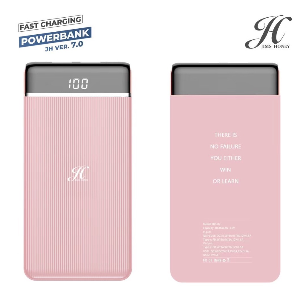 [SALE 50%] - PB 07 / Powerbank ver.7 / Powerbank Jimshoney / Powerbank 10.000 mAh