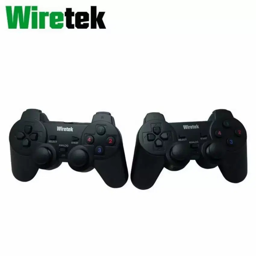 KD401 | GAMEPAD DOUBLE WIRETEK BLACK KD-401 (2 MOTOR)