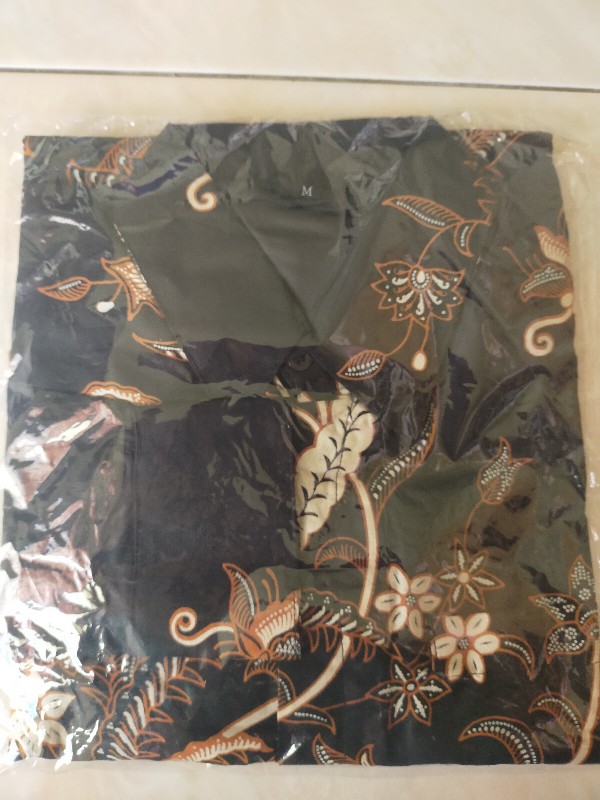 Cendrawasih Sogan Kemeja Batik Pria Slimfit Katun Primisima Full Furing