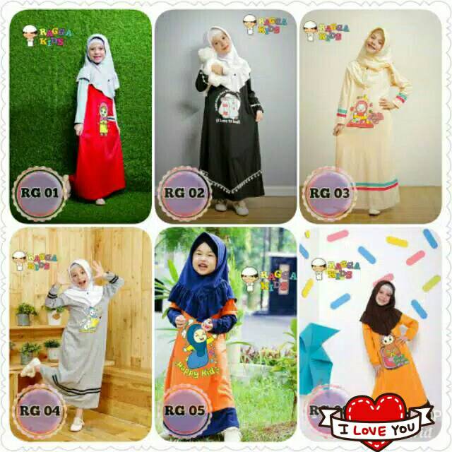 Raggakids gamis anak