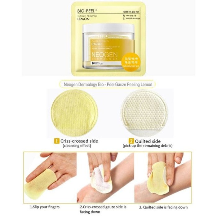 [SALE] NEOGEN DERMALOGY - Bio Peel Gauze Peeling Pad Sachet / Exfoliasi Wajah