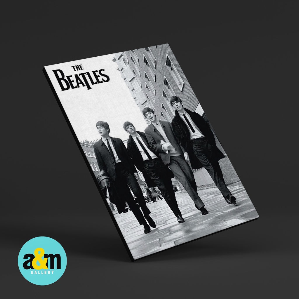 Hiasan Dinding Kamar Gambar THE BEATLES (A4) Pajangan Dinding Kamar Wall Decor THE BEATLES - A&amp;M