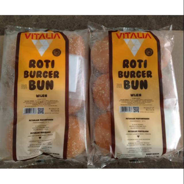 

Vitalia roti burger bun wijen