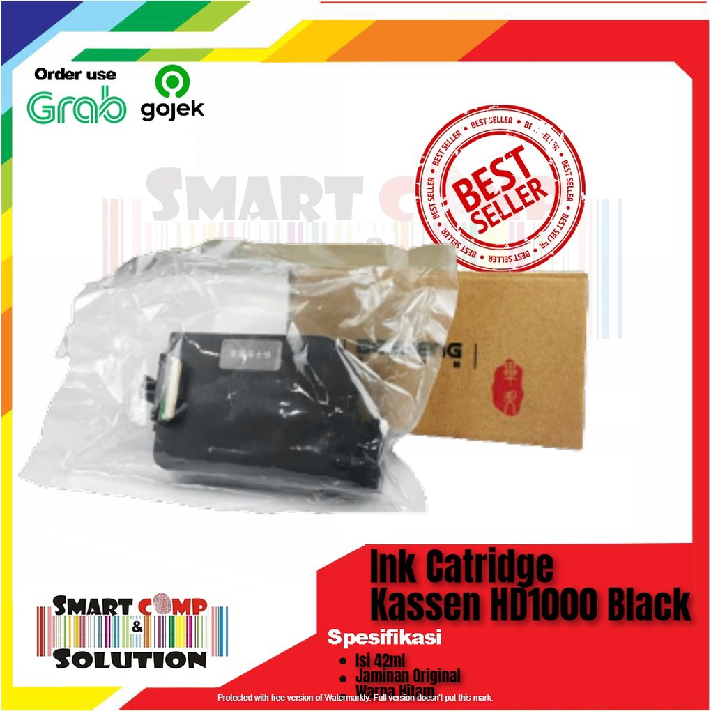 Tinta Catridge Ink Hitam Printer Inject - Kassen HD1000 / HD-1000