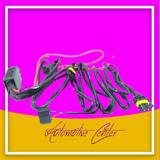 KABEL HID H4 RELAY HID SET H4 MOBIL Cable Wiring Controller Harness Kit Universal Lampu HID Mobil