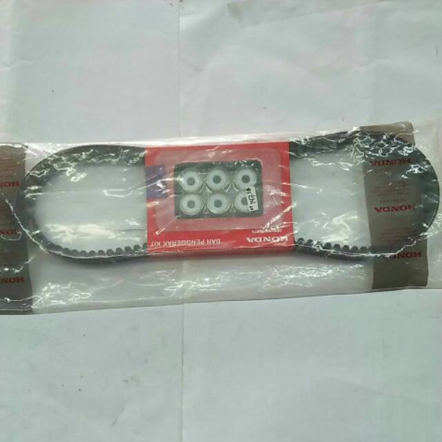 Paket Set Roller Vbelt Vbelt Fanbelt Sabuk V ORI Beat ESP  Beat ESP New K44 original