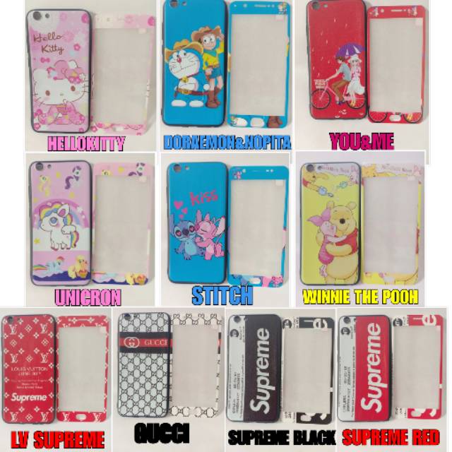 SOFTCASE KARAKTER PLUS TEMPERED GLASS VIVO Y71