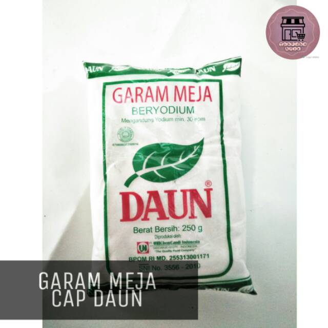 

Garam meja daun beryodium dapur