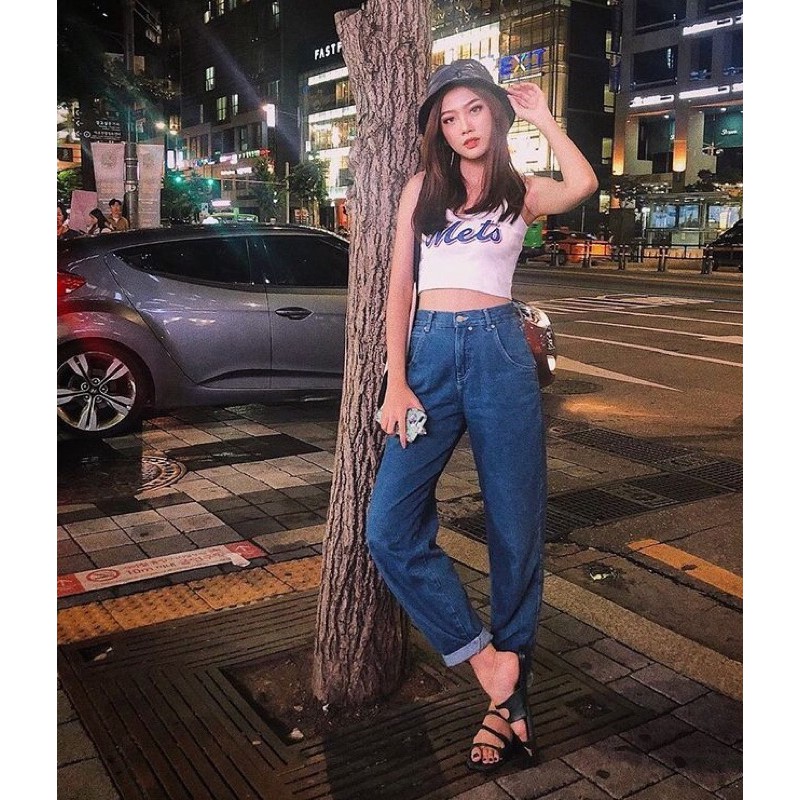 OOTD CELANA JEANS BOYFRIEND / CELANA Jeans BOYFRIEND / CELANA JEANS WANITA / BOYFRIEND Polos