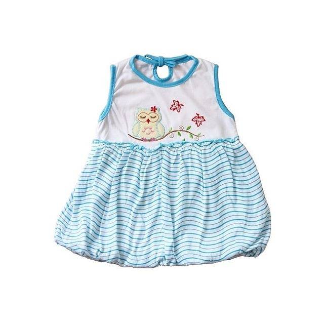 Dress Balon Bayi Motif Owl/Terusan Bayi/Baju Bayi Perempuan