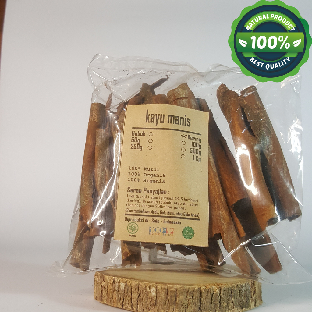 

KAYU MANIS KERING 50 GRAM - Cinnamomum Verum - MURNI - JSR - PRE