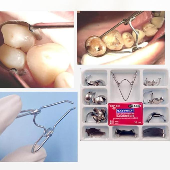 SADDLE SECTIONAL MATRIX DENTAL CONTOURED ISI 36