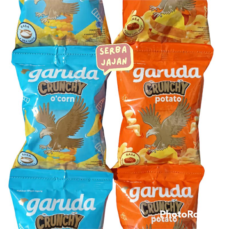 

SNACK GARUDA CRUNCHY POTATO & O'CORN Netto 14gr