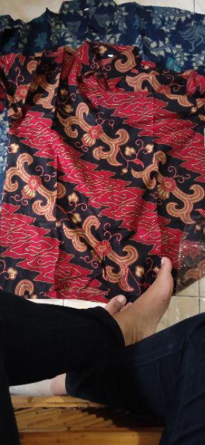 Size M L Xl Xxl Bswart Batik Hrb026 Kenongo Hem Pendek Padi Pekalongan M L Xl Batik Pria Murahl