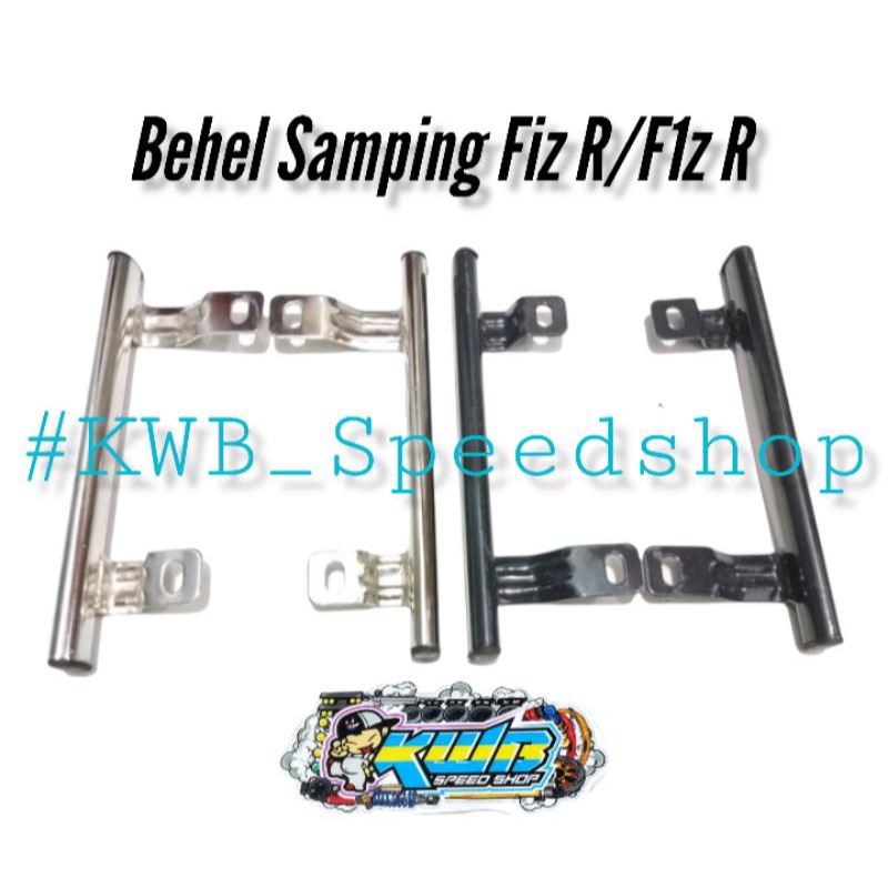 BEHEL BEGEL JOK SAMPING ST KANAN KIRI F1ZR-FIZR FIZ R-VEGA LAMA+KARET PENUTUP NYA+WARNA HITAM&amp; CROOM Behel Begel Samping FIZR F1ZR FIZ F1Z R VEGA R Lama / Planger Plenger Samping F1Z FIZ R VEGA R Behel Begel Samping Jok Sadel F1ZR FIZR F1Z FIZ R