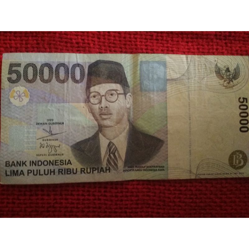 UANG 50 RIBU KELUARAN TAHUN 1999