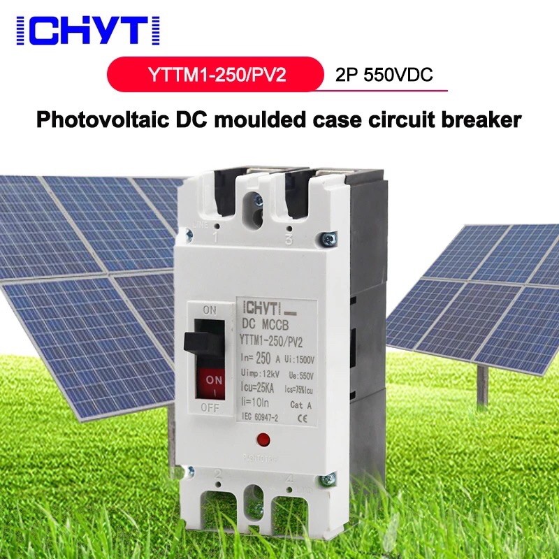 MCCB DC 250A 550V Moulded Case Circuit Breaker MCB ICHYTI YTTMI-250