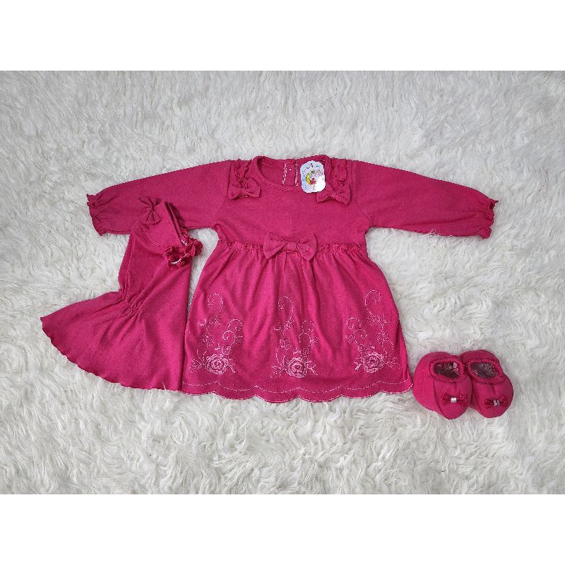 gamis bayi set sepatu dhb88