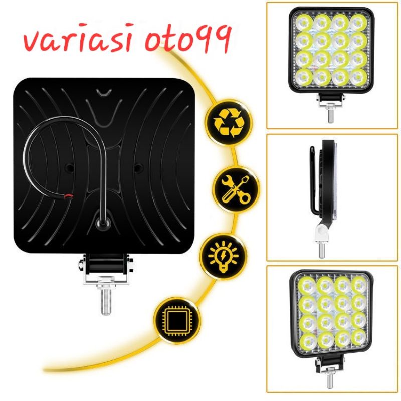 LAMPU TEMBAK SOROT LED BAR  CREE CWL WORKLIGHT 27W 16 MATA 12V -24 VOLT LAMPU LED MOBIL