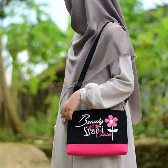 * BEAUTY SYAR'I * TAS MUSLIMAH SLING BAG HIJAB MUSLIM TAS FASHION