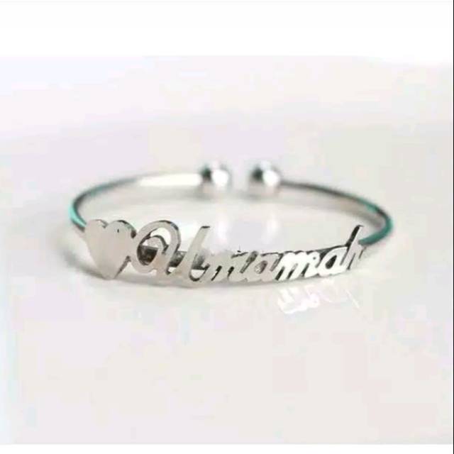 Gelang nama/gelang titanium