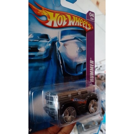 Hotwheels HUMMER H2 HW HUMMER blue card,card lawas