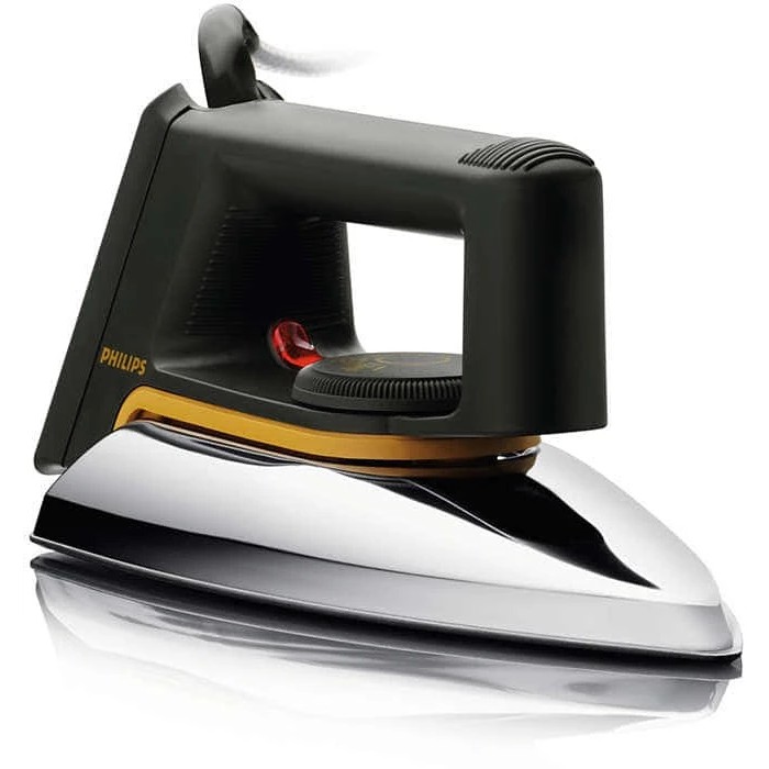 Setrika Kering Philips HD-1172-00, Material Ceralon, 1000 W, Hitam