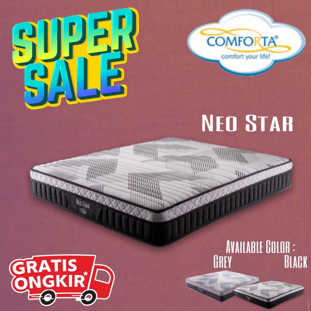 matras Springbed promo murah comforta neo star 90x200 100x200 120x200 140x200 160x200 180x200 200x20
