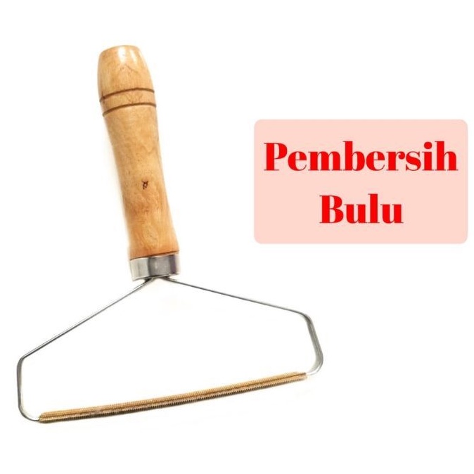 pembersih bulu infinity gagang kayu