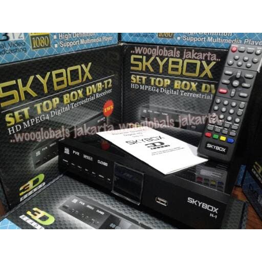 Promo SKYBOX SET TOP BOX DVB SKYBOX HD MPEG4 DIGITAL TERRESTRIAL RECEIVER Diskon