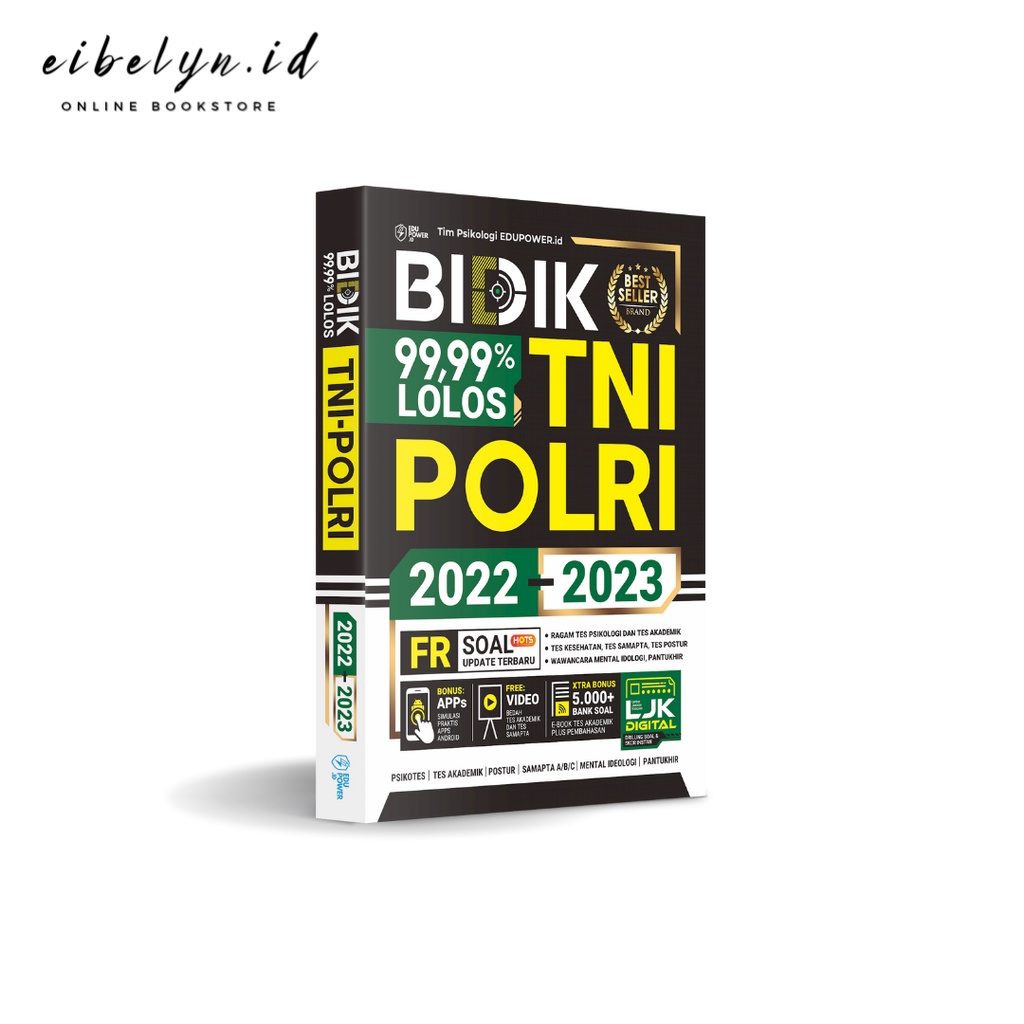 BUKU TNI POLRI BIDIK 99,99% LOLOS TNI POLRI 2022 - 2023