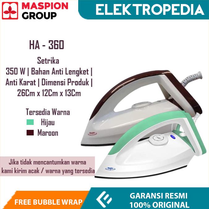 Maspion - Setrika Listrik HA360