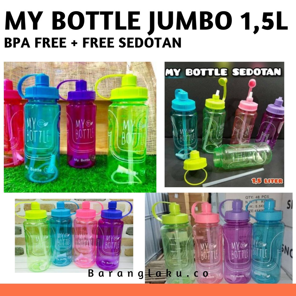BOTOL 2 LITER B7159 / WATER POT BOTOL MINUM JUMBO MY BOTTLE IYN-025ST