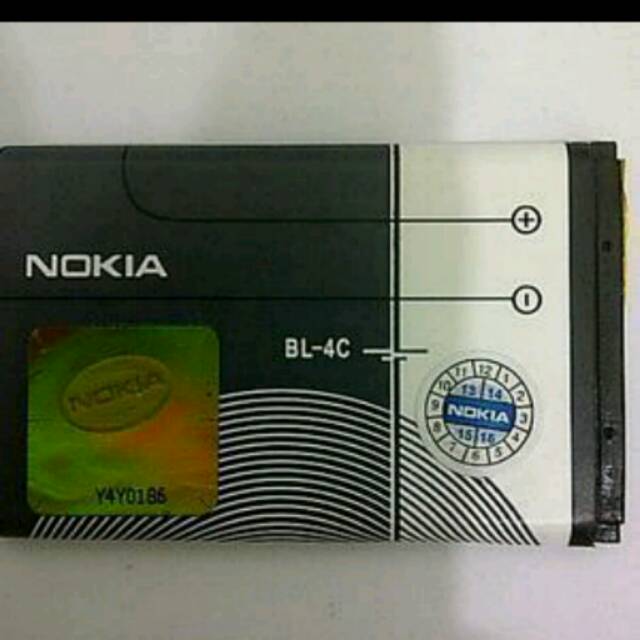 batre baterai battery nokia BL-4C original 99% 


untuk nokia 6300