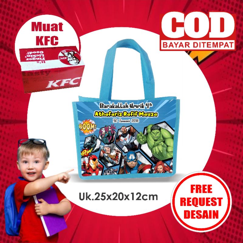 

Tedhak siten Paket tas ulang tahun anak goodie bag ultah pesta acara souvenir Tote bag hampers murah souvenir aqiqah