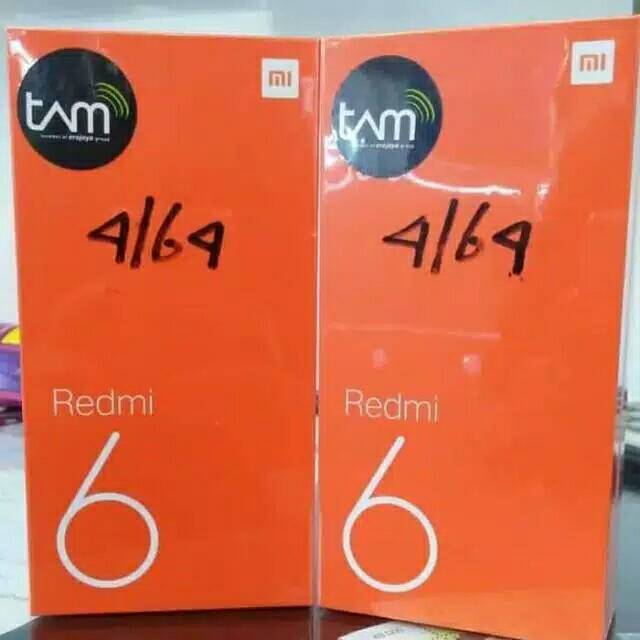 HP murah android HP xiaomi redmi6 ram 4gb Tom 64gB garansi tan adik note7