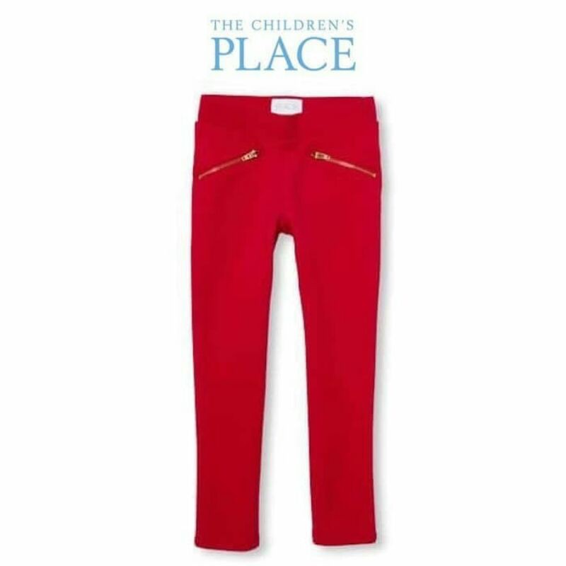 JEGGING ANAK PEREMPUAN MERAH