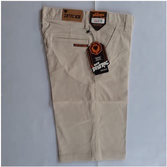 CELANA PENDEK CHINO | DISTRO |SURFING | JUMBO | PRIA BAHAN KATUN-Crem