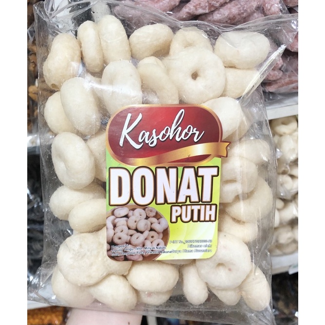 

Kerupuk donat putih