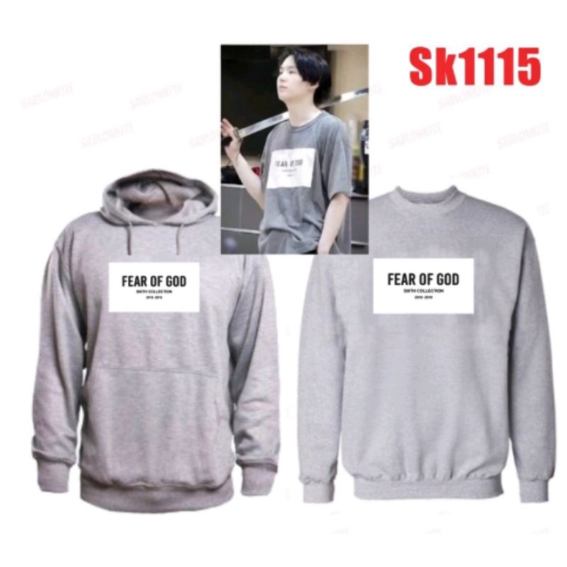 SWEATER HOODIE SUGA FEAR OF GOD UNISEX SK 1105