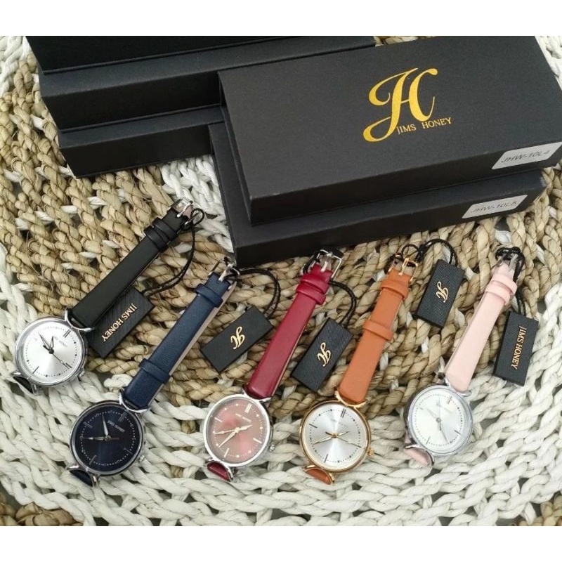 JAM TANGAN WANITA CEWEK PEREMPUAN UNIK CANTIK MURAH PROMO DISKON SALE JIMS HONEY JHW 10 JHW10 KADO ULTAH ANNIVERSARY PACAR ISTRI CEWEK PEREMPUAN UNIK ELEGANT CANTIK MURAH FEMINIM