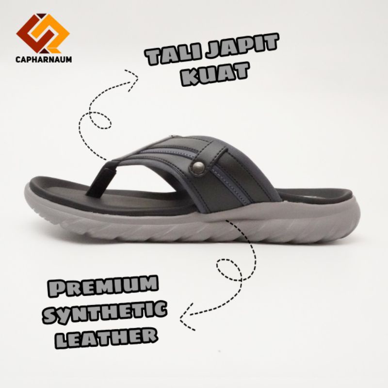 CAPHARNAUM [RDPI 101] Sandal Japit Kasual Trendy High Quality/ Sandal Gunung Japit Pria Korea