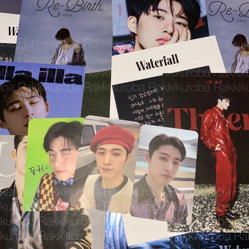 (BACA DESKRIPSI) B.I Hanbin Photocard Waterfall Album Seaside Waterfall Ver (PC ONLY)
