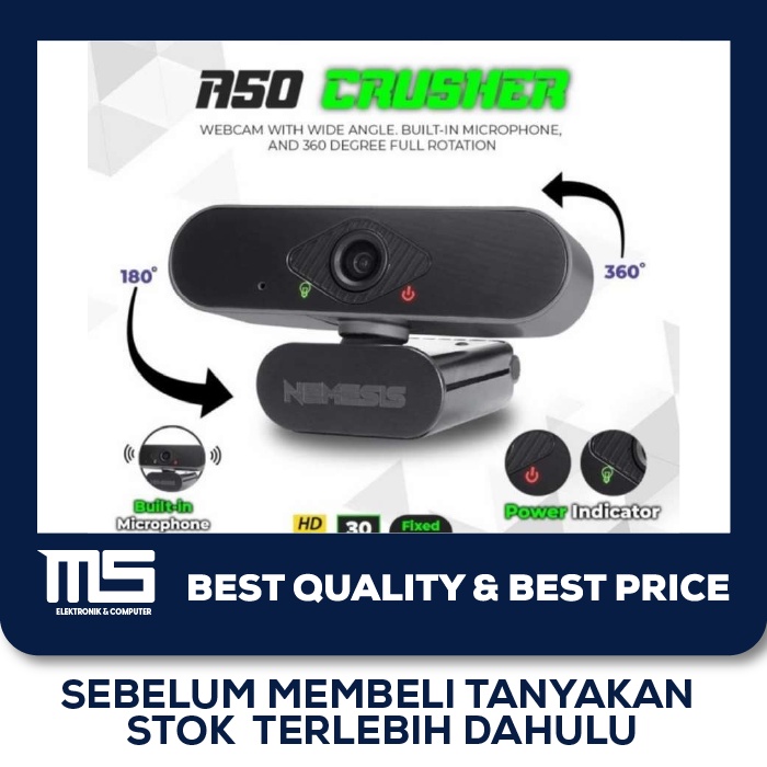 NYK NEMESIS A50 / A 50 CRUSHER Full HD 1080 Streamer Webcam Original