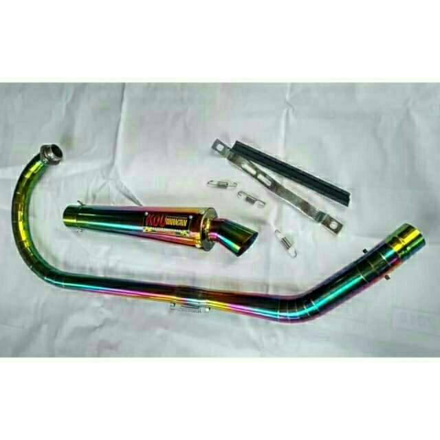 Knalpot KOU Mahachai Fulsystem Vixion Satria f Tiger Kidal