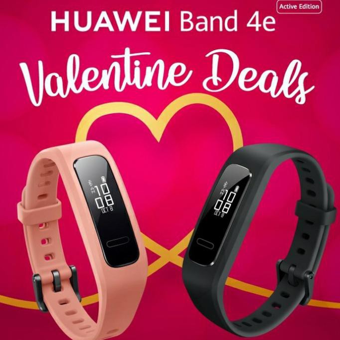 FALSH SALE huawei band 4e / huawei band4e basketball running garansi resmi - grafity Black