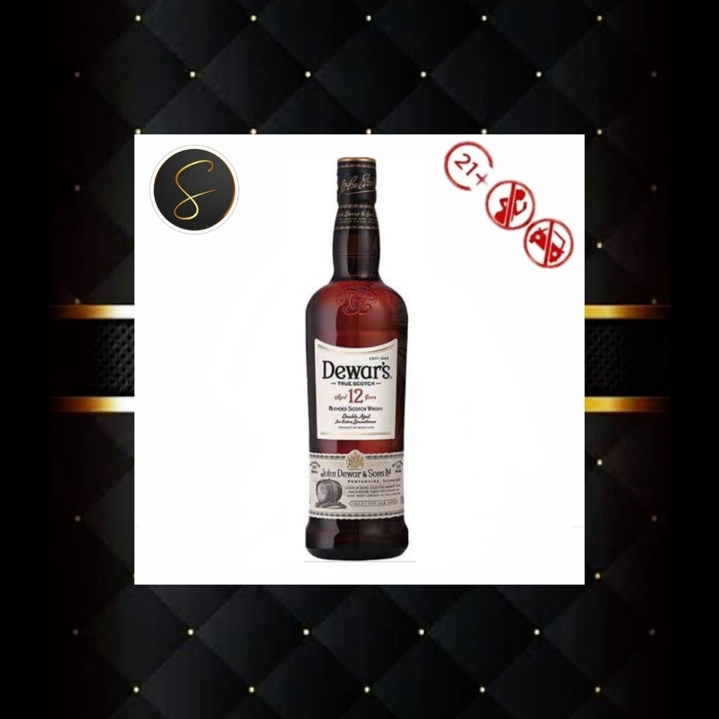 DEWAR'S / DEWARDS AGED 12 YEARS OLD YO BLENDED SCOTCH WHISKY