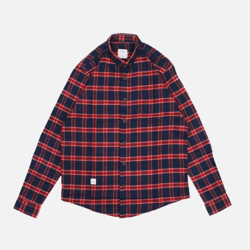 FLANEL NAVY RED RATTLE INDUSTRIES ORIGINAL